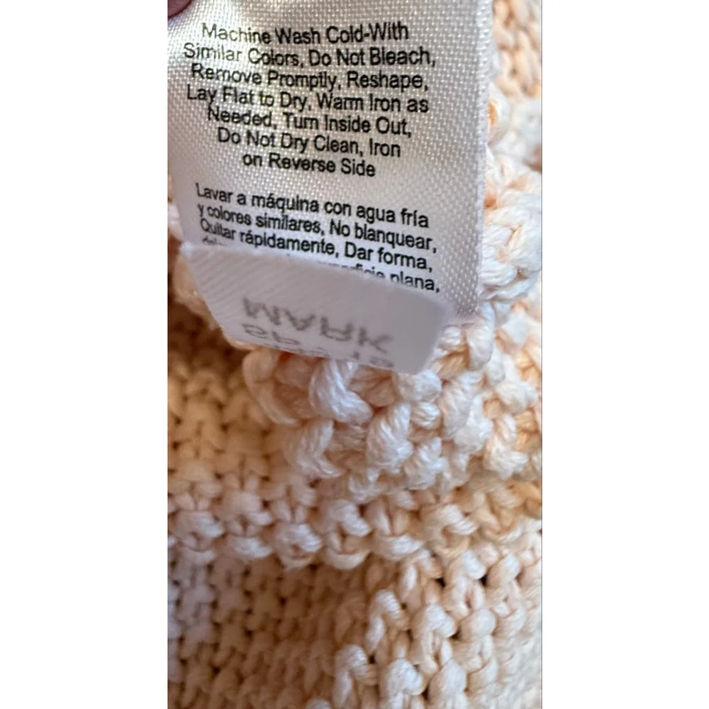 Women's VENUS Pink Cable Knit Sleeveless Crew Neck Sweater S - Picture 11 of 14